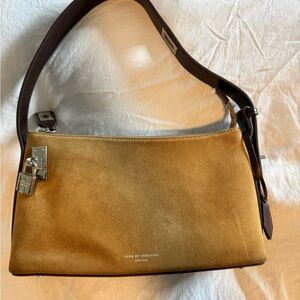 Silver Suede Hobo Bag - Verafied NYC